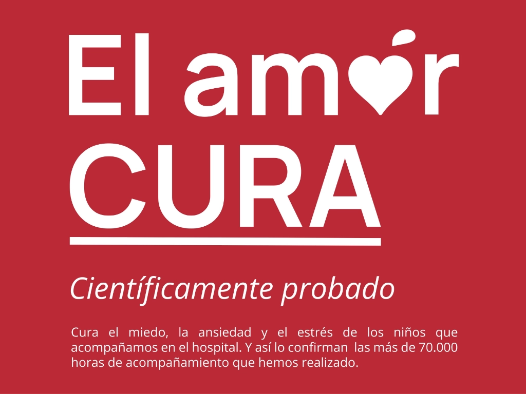 Cartel de la campaña El amor cura Cartel de la campaña El amor cura